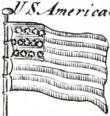 Flag in Bailey's Almanac