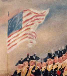 Yet another Yorktown Surrender Flag by Trumbull